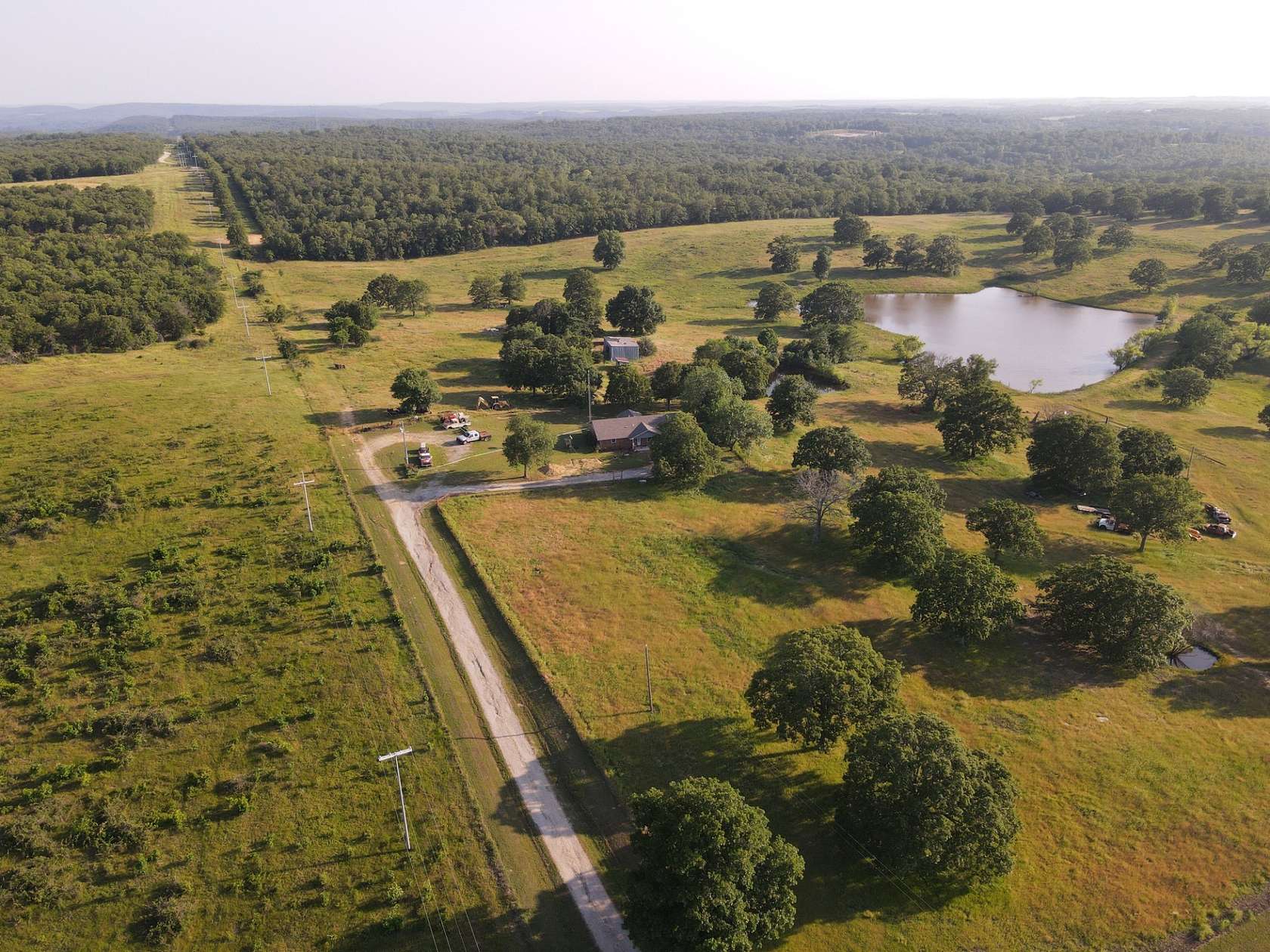 4 Acres of Residential Land with Home for Sale in Holdenville, Oklahoma