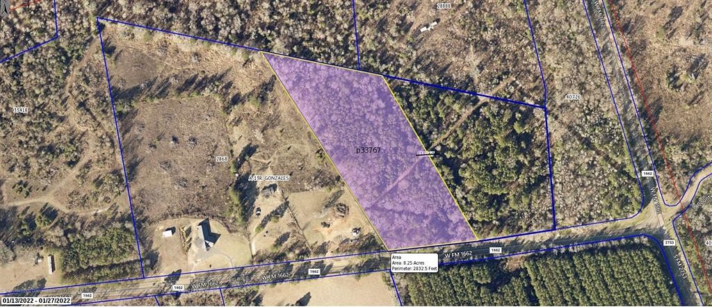 8.4 Acres of Land for Sale in Laneville, Texas