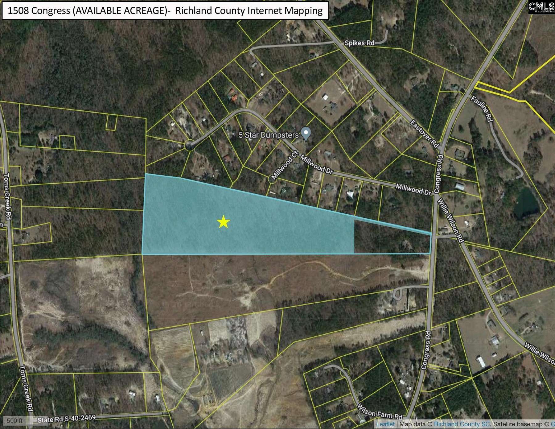 38.7 Acres of Land for Sale in Eastover, South Carolina