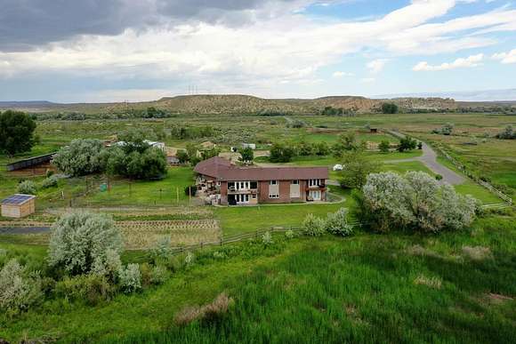 96.7 Acres of Agricultural Land with Home for Sale in Byron, Wyoming
