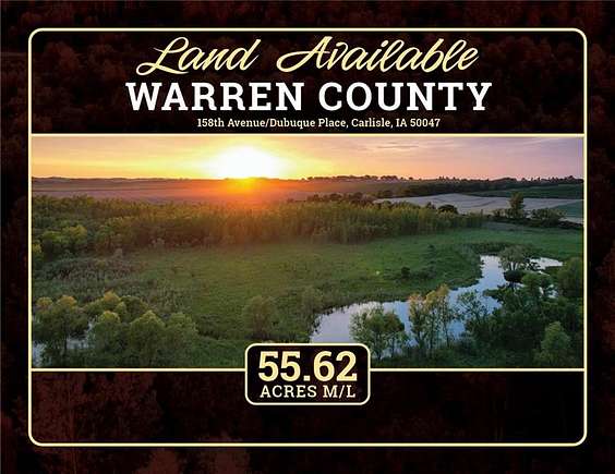 56.6 Acres of Recreational Land for Sale in Carlisle, Iowa