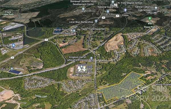 33.7 Acres of Recreational Land for Sale in Concord, North Carolina