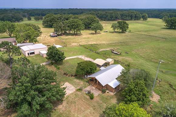 18 Acres of Land with Home for Sale in Grand Saline, Texas
