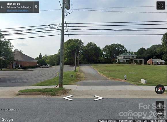 8.9 Acres of Commercial Land for Sale in Salisbury, North Carolina