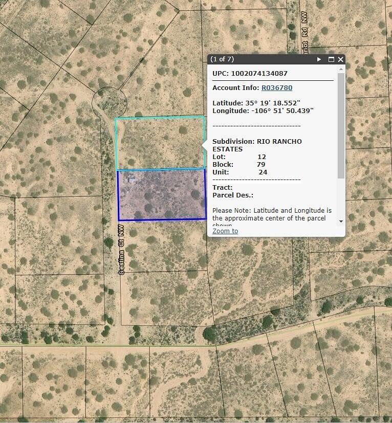 3 Acres of Land for Sale in Rio Rancho, New Mexico