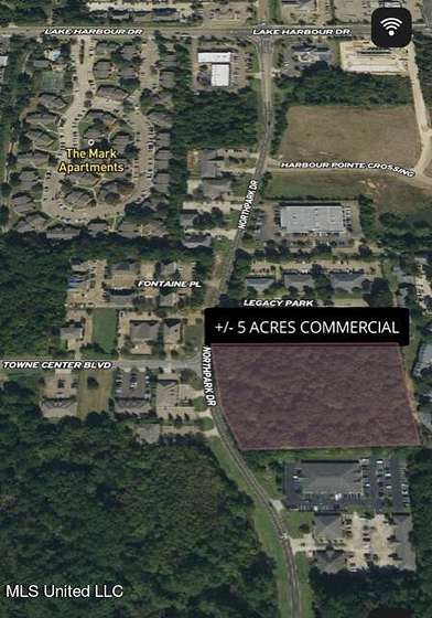 4.3 Acres of Commercial Land for Sale in Ridgeland, Mississippi