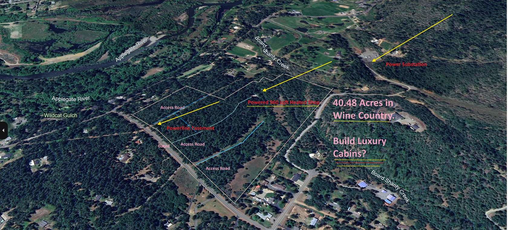 40.5 Acres of Recreational Land for Sale in Grants Pass, Oregon