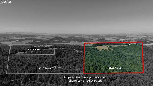 160.58 Acres of Recreational Land & Farm for Sale in Monroe, Oregon