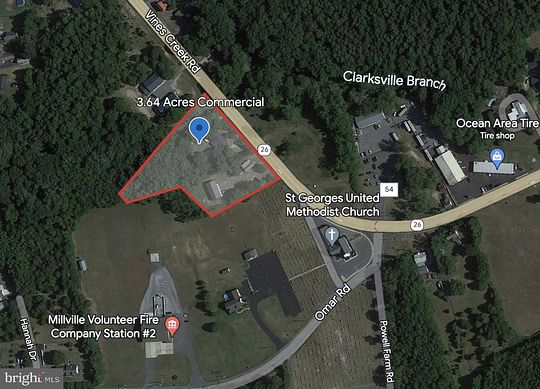 3.6 Acres of Improved Commercial Land for Sale in Dagsboro, Delaware