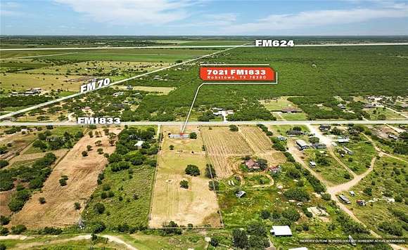 3 Acres of Residential Land with Home for Sale in Robstown, Texas
