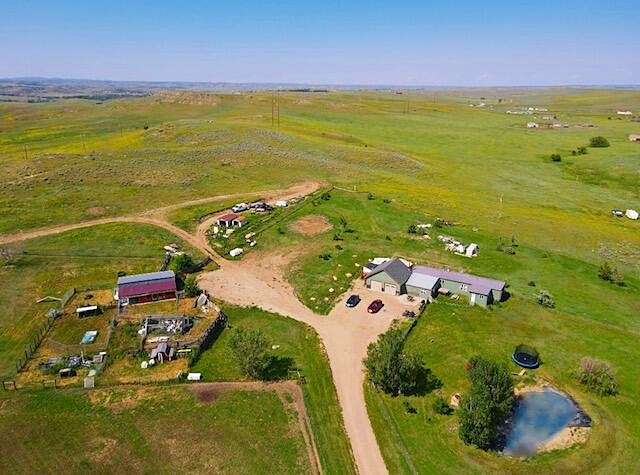 112 Acres of Agricultural Land with Home for Sale in Sheridan, Wyoming