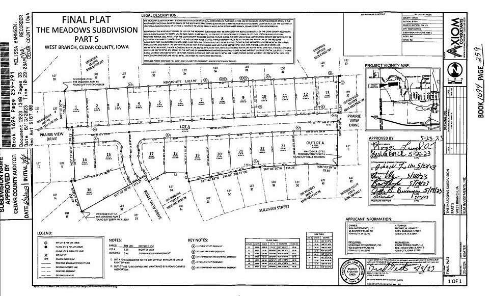 0.26 Acres of Residential Land for Sale in Springdale Township, Iowa