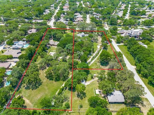 5.8 Acres of Land with Home for Sale in Colleyville, Texas