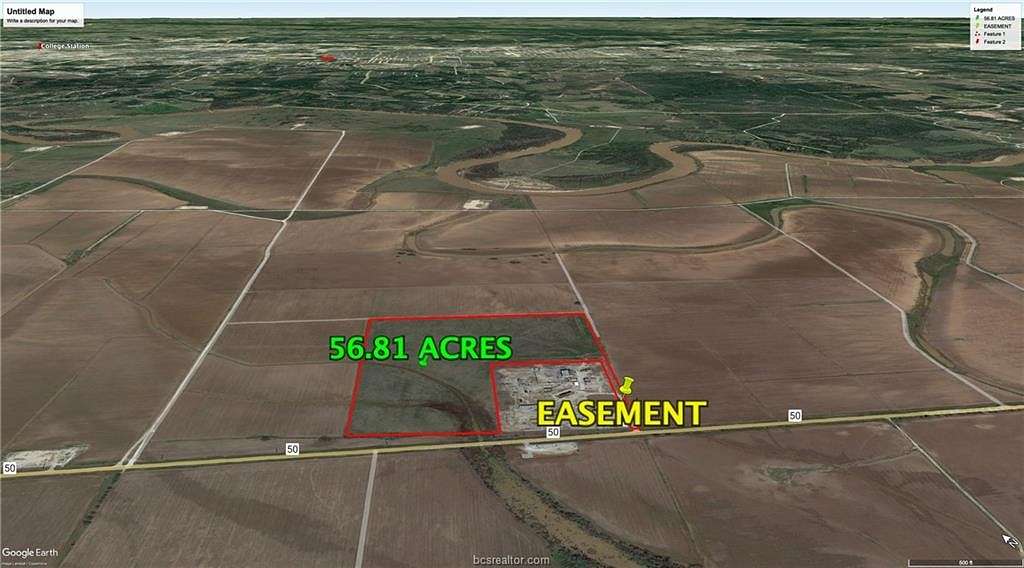 56.8 Acres of Agricultural Land for Sale in Snook, Texas