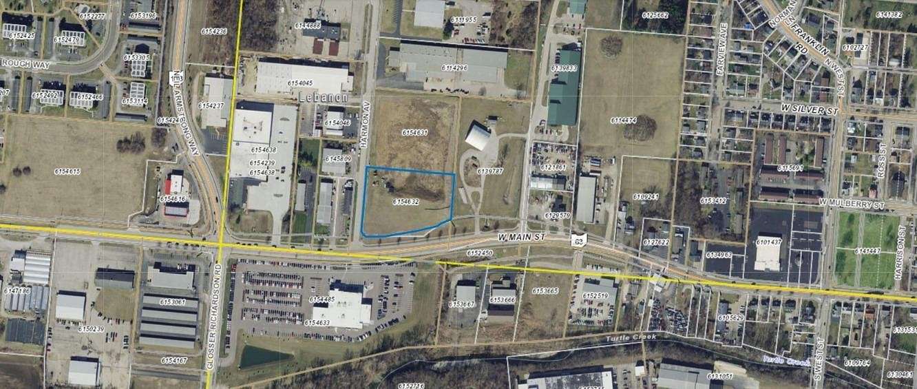 2.4 Acres of Commercial Land for Sale in Lebanon, Ohio