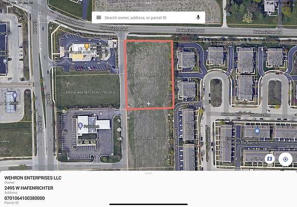 1.4 Acres of Commercial Land for Sale in Aurora, Illinois