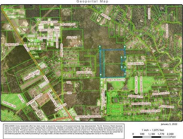60.1 Acres of Land for Sale in Covington, Louisiana