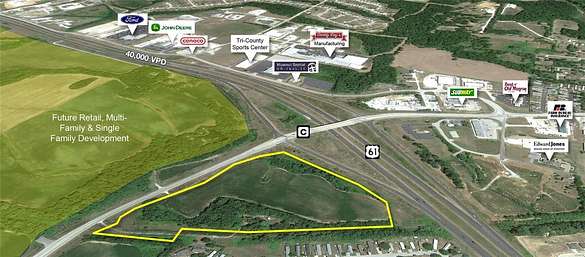 17.6 Acres of Commercial Land for Sale in Moscow Mills, Missouri