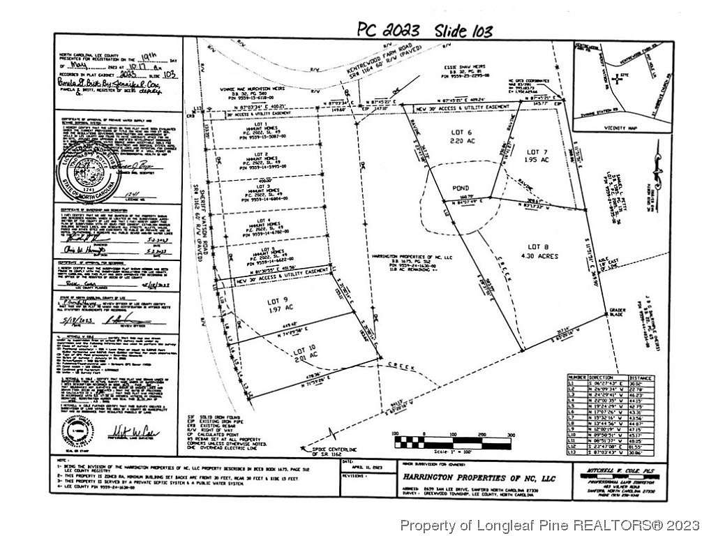 4.3 Acres of Residential Land for Sale in Sanford, North Carolina