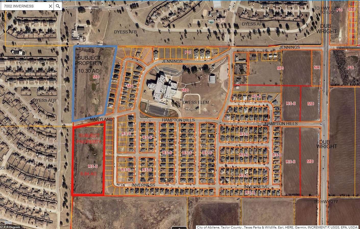 8.4 Acres of Residential Land for Sale in Abilene, Texas