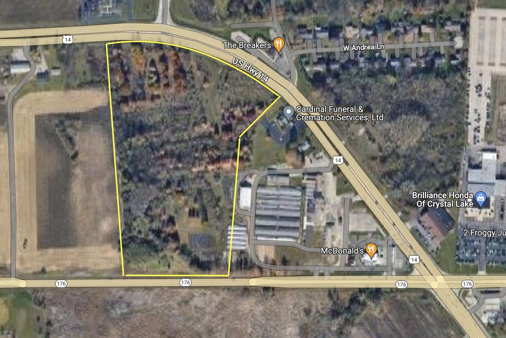 17.2 Acres of Commercial Land for Sale in Crystal Lake, Illinois
