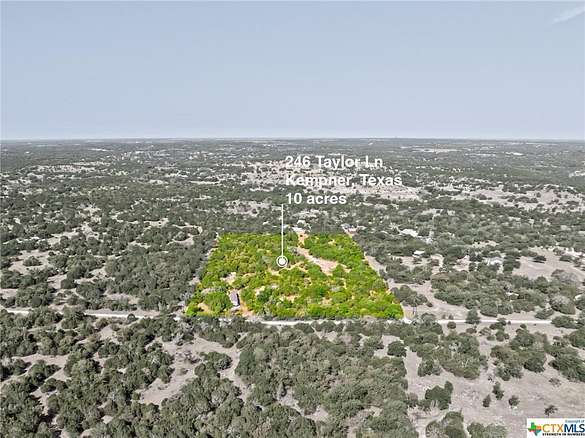 10 Acres of Residential Land with Home for Sale in Kempner, Texas