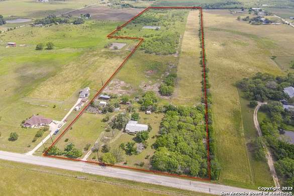 37.9 Acres of Recreational Land with Home for Sale in St. Hedwig, Texas