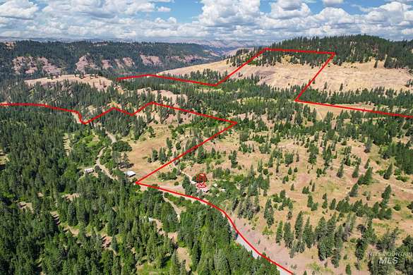 172 Acres of Land with Home for Sale in Kooskia, Idaho