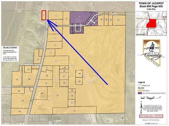 1.9 Acres of Commercial Land for Sale in Jackpot, Nevada
