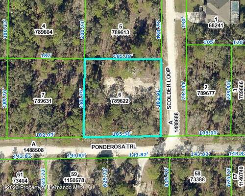 0.79 Acres of Residential Land for Sale in Weeki Wachee, Florida