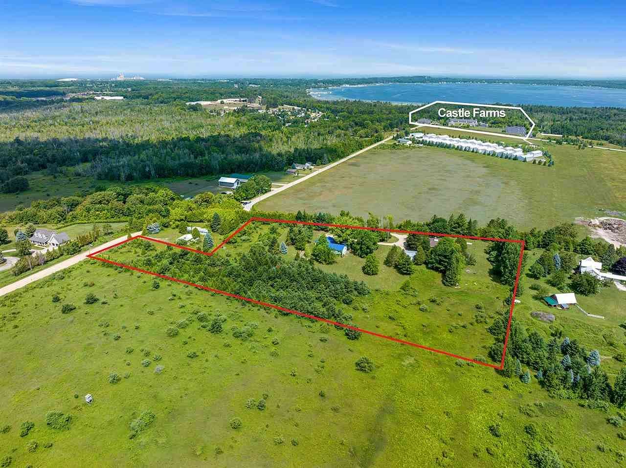 7.5 Acres of Residential Land with Home for Sale in Charlevoix, Michigan