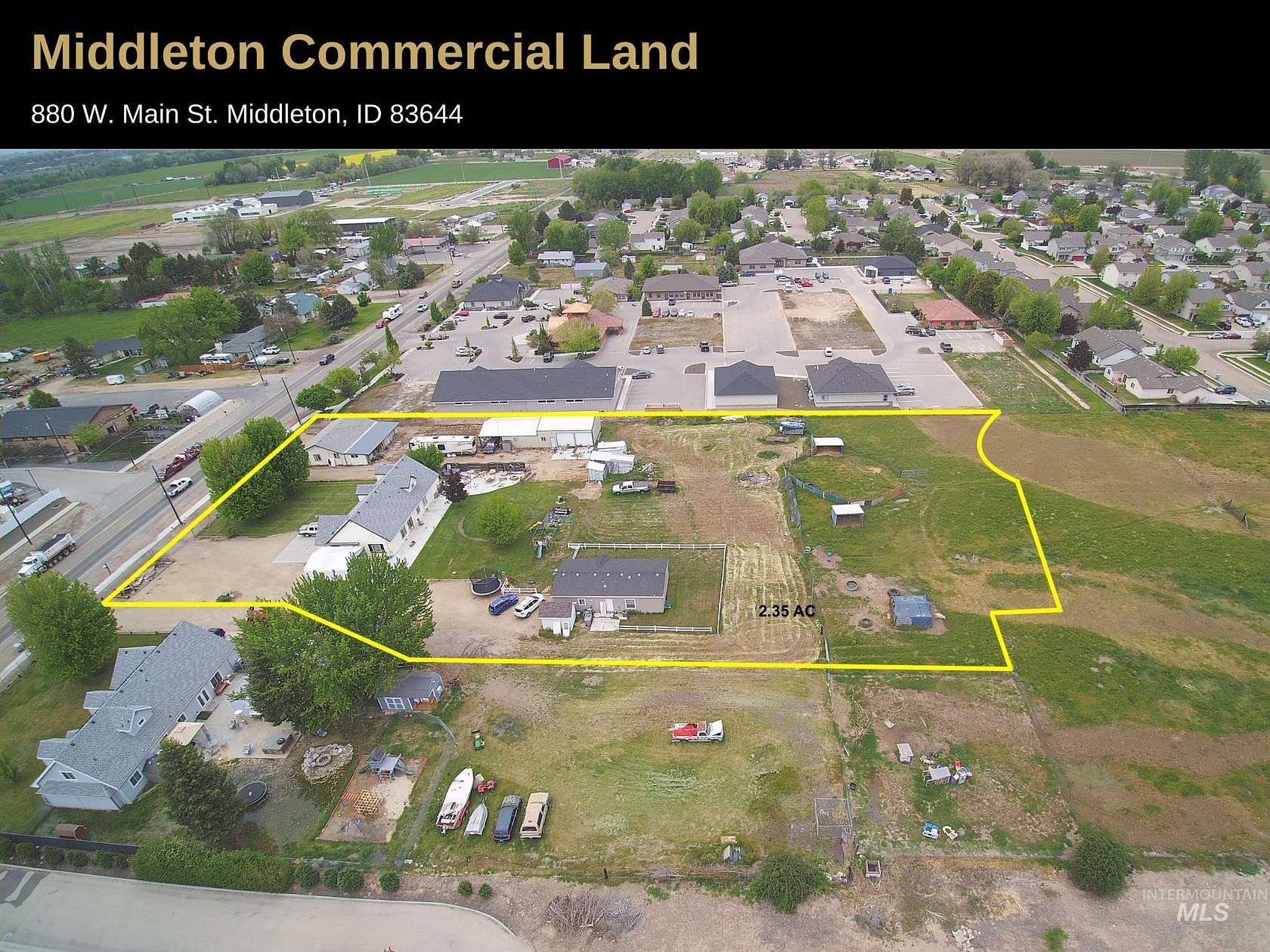 2.4 Acres of Mixed-Use Land for Sale in Middleton, Idaho