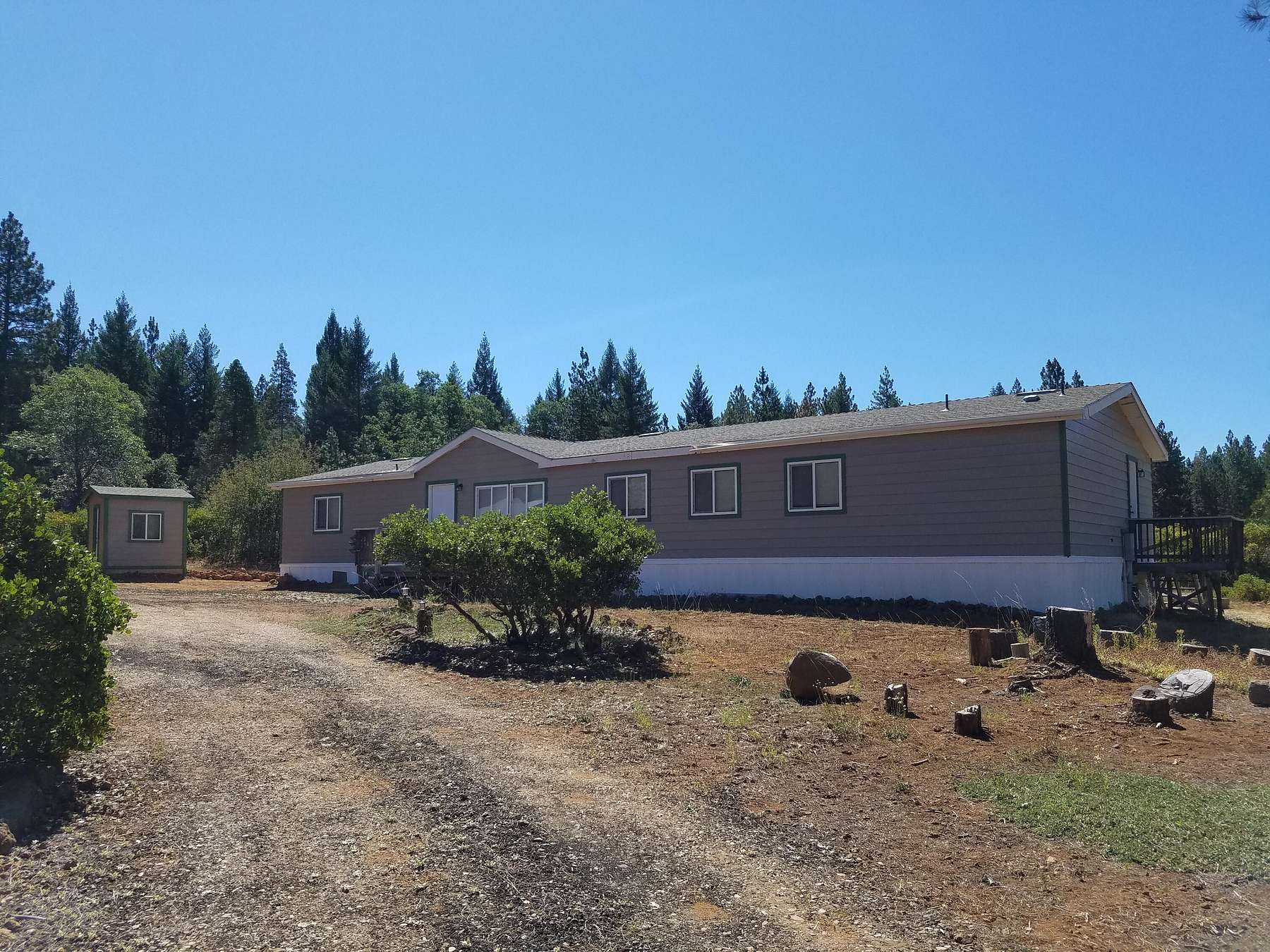 3.6 Acres of Residential Land with Home for Sale in Shingletown, California
