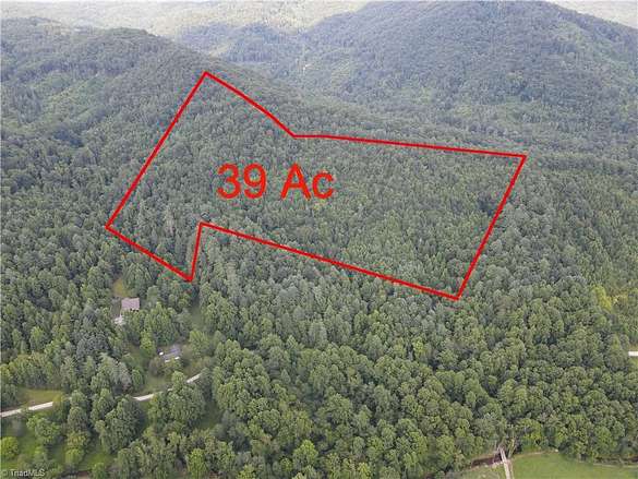 39.1 Acres of Recreational Land for Sale in Purlear, North Carolina