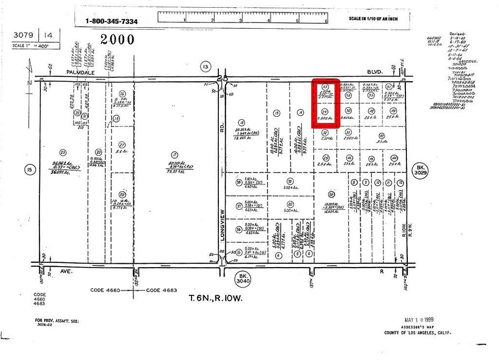 2.3 Acres of Residential Land for Sale in Sun Village, California