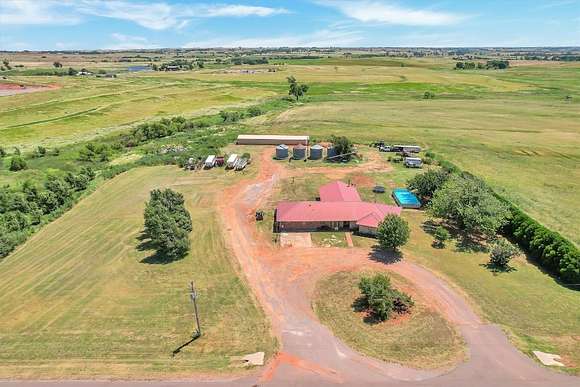 5 Acres of Residential Land with Home for Sale in Elk City, Oklahoma