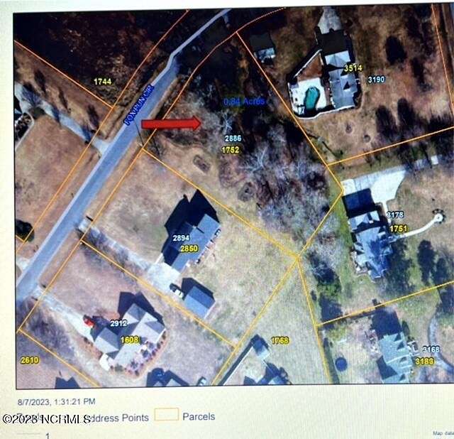 0.84 Acres of Residential Land for Sale in Kinston, North Carolina