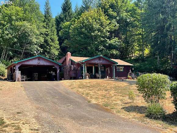 69.8 Acres of Agricultural Land with Home for Sale in Glendale, Oregon