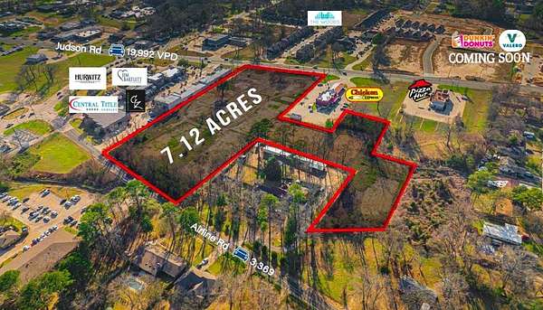 7.12 Acres of Mixed-Use Land for Sale in Longview, Texas