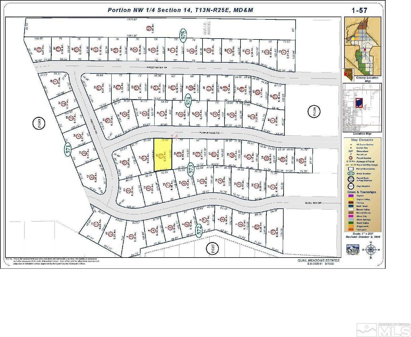 0.21 Acres of Residential Land for Sale in Yerington, Nevada