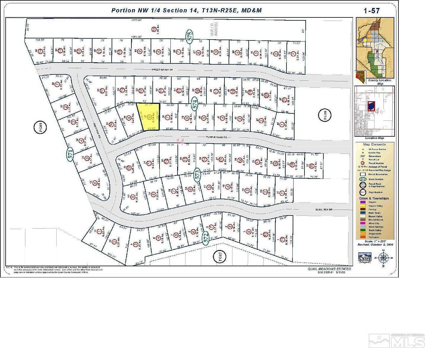 0.19 Acres of Residential Land for Sale in Yerington, Nevada