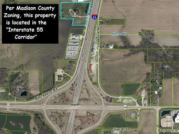 5.6 Acres of Improved Commercial Land for Sale in Edwardsville, Illinois
