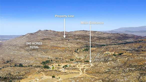 160 Acres of Agricultural Land for Sale in Hemet, California