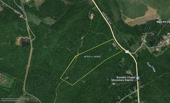 46.5 Acres of Recreational Land for Sale in Drakesboro, Kentucky