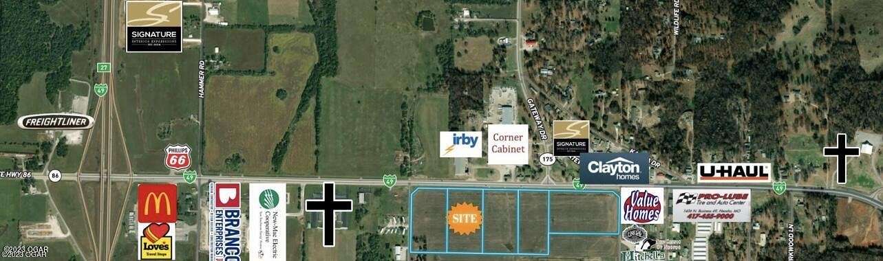 6.9 Acres of Commercial Land for Sale in Neosho, Missouri