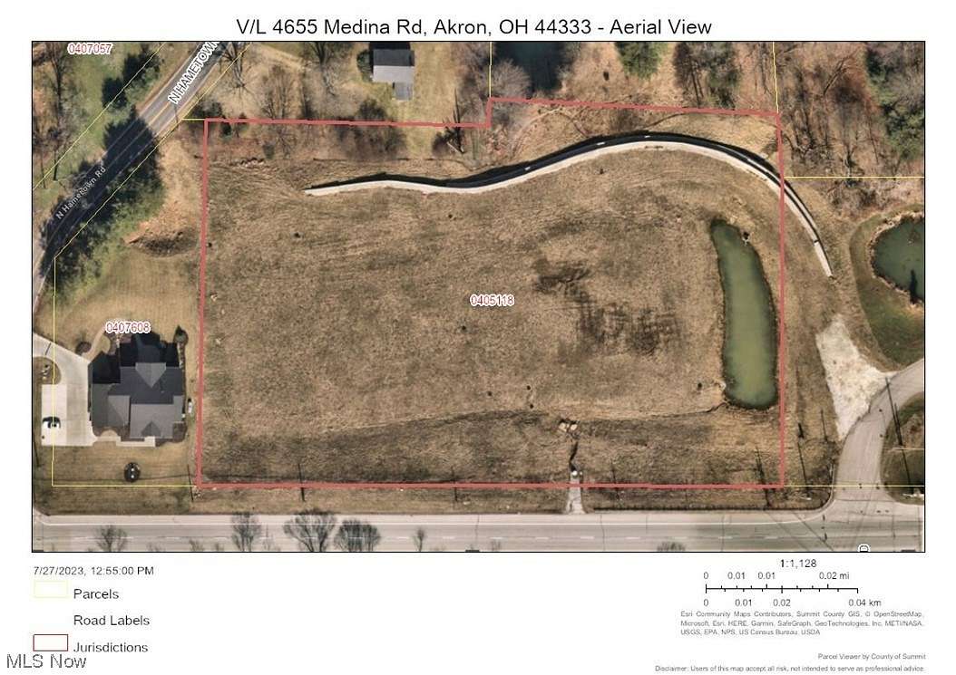 3.5 Acres of Commercial Land for Sale in Akron, Ohio