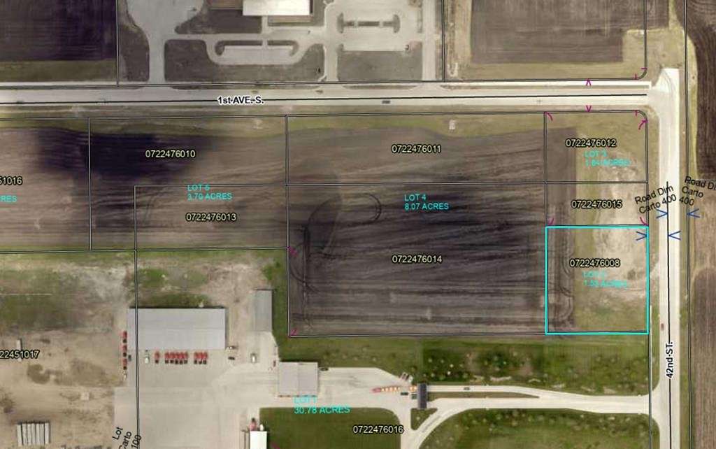 1.5 Acres of Commercial Land for Sale in Fort Dodge, Iowa