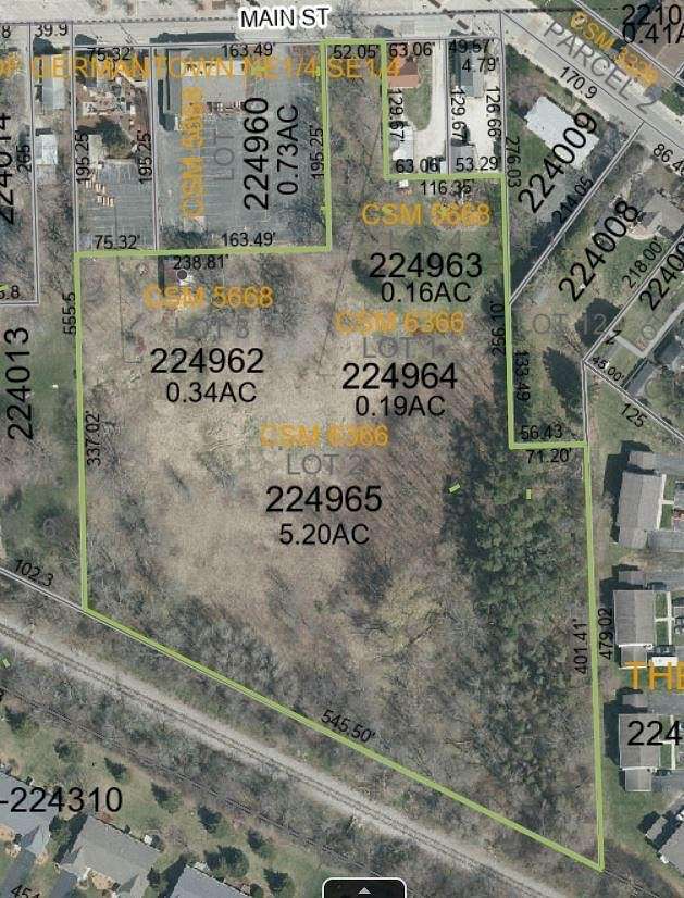 5.2 Acres of Commercial Land for Sale in Germantown, Wisconsin