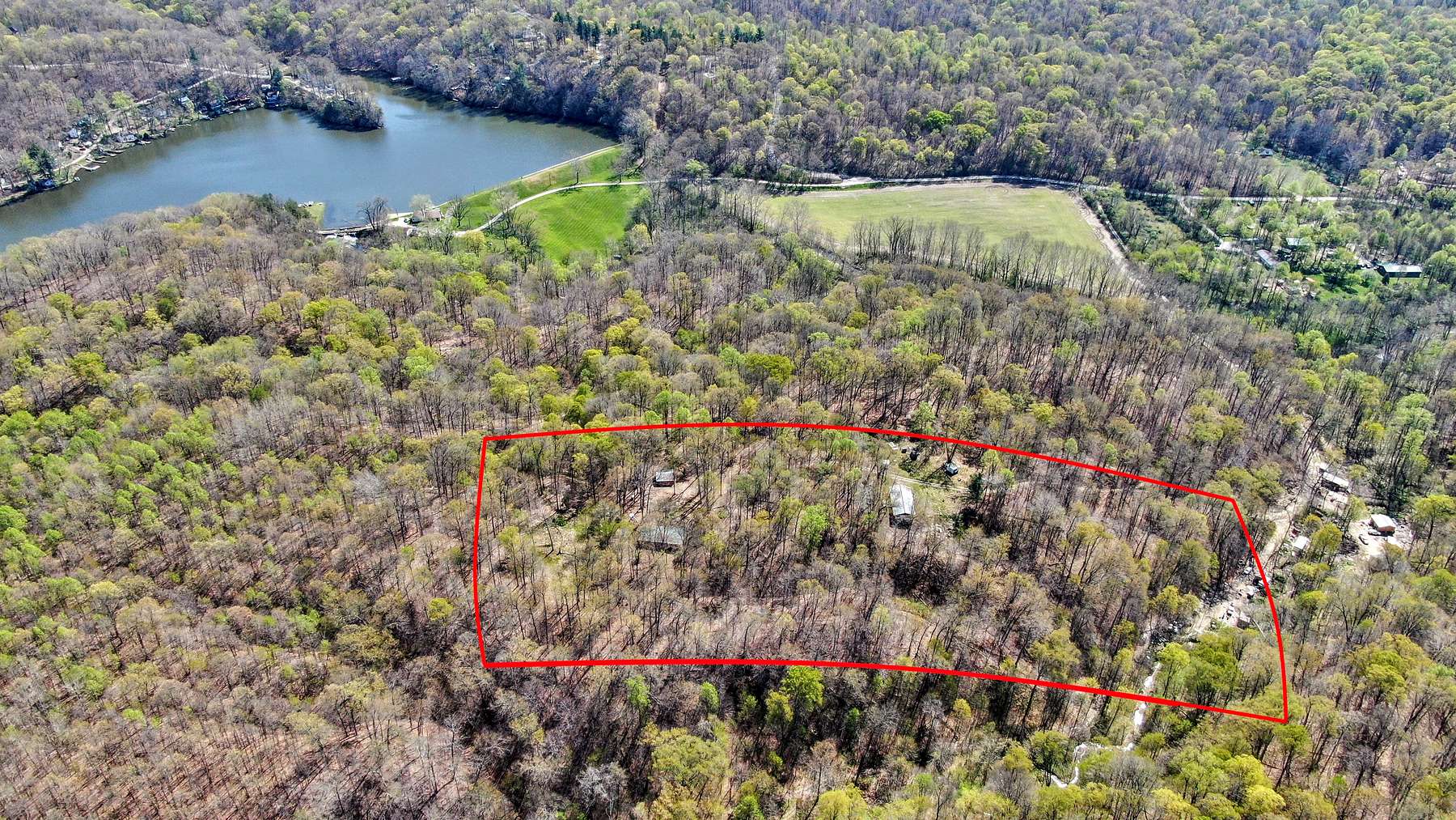 10 Acres of Recreational Land for Sale in Martinsville, Indiana