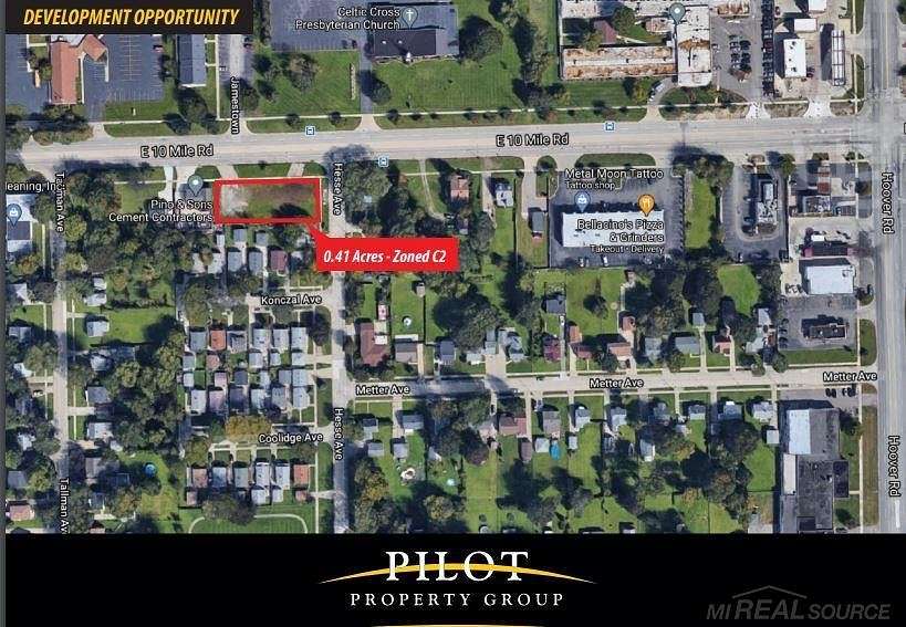 0.41 Acres of Commercial Land for Sale in Warren, Michigan